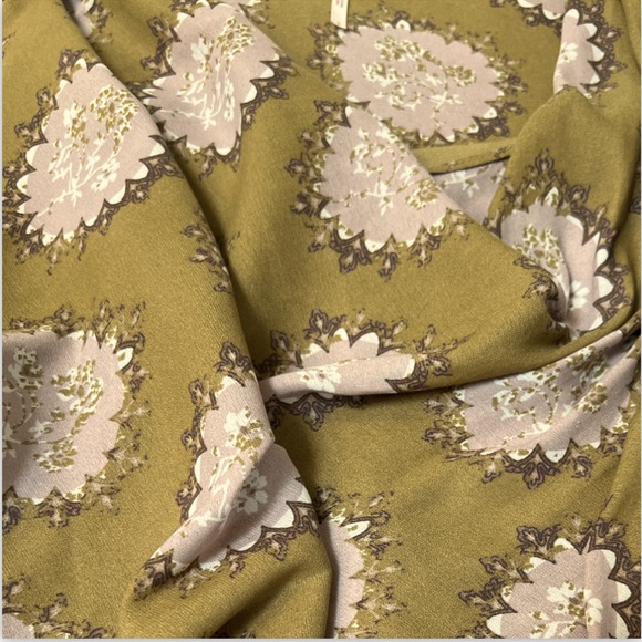 Free People Cowling Around Top | Size Small | Goldenrod + Lavender | $45.00 - Picture 4 of 7